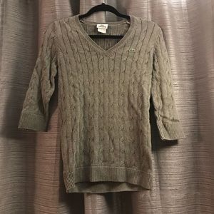 Lacoste Cable Knit Sweater